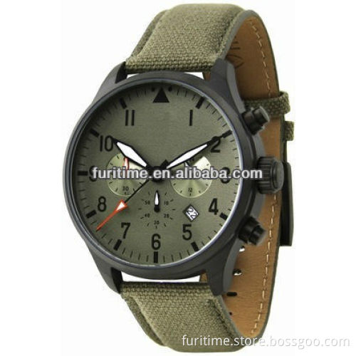 army watches for men army green strap and dial waterproof military watches